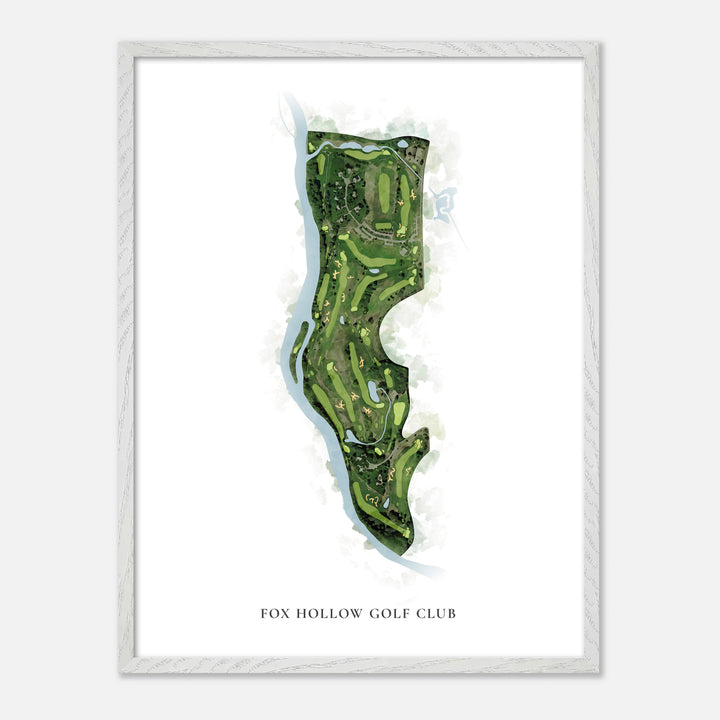 Print of Fox Hollow Golf Club Classic Map