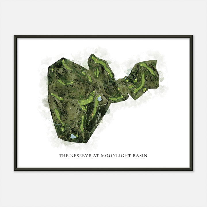 Print of The Reserve At Moonlight Basin Classic Map