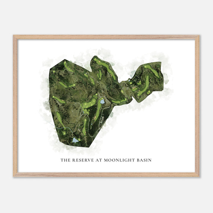 Print of The Reserve At Moonlight Basin Classic Map