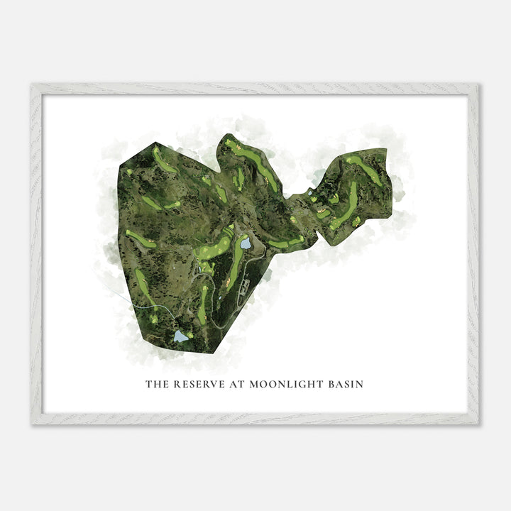Print of The Reserve At Moonlight Basin Classic Map