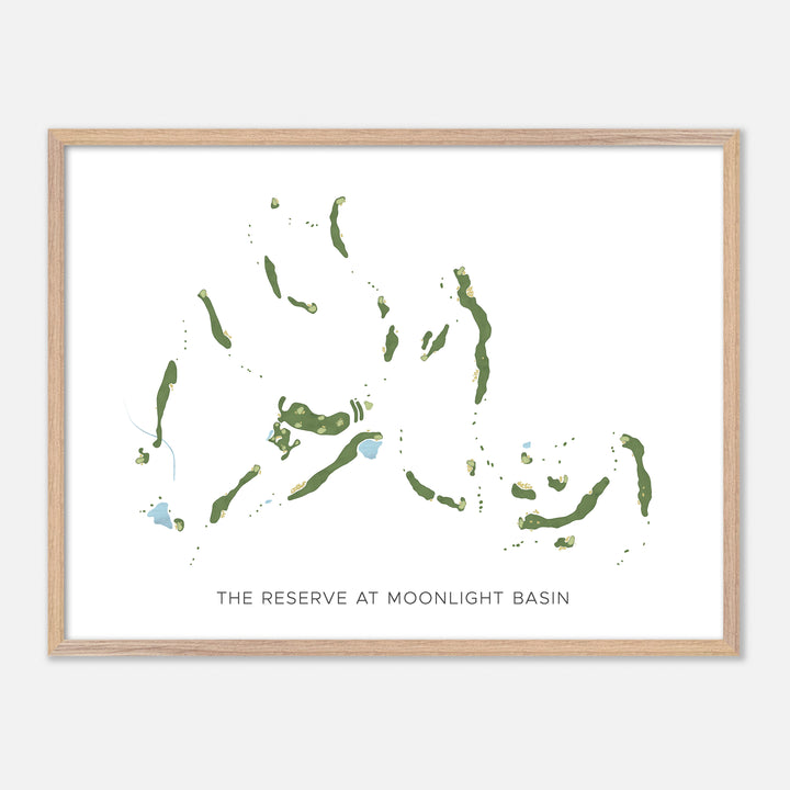 Print of The Reserve At Moonlight Basin Modern Map