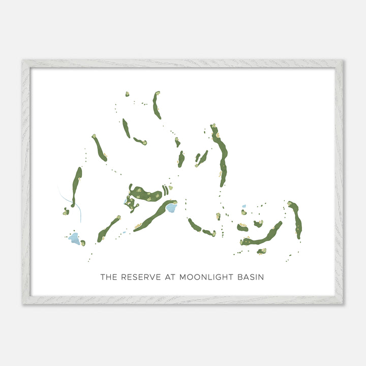 Print of The Reserve At Moonlight Basin Modern Map
