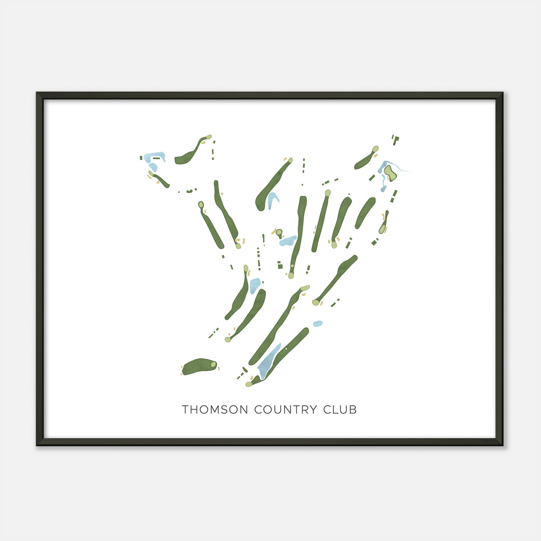 Print of Thomson Country Club Modern Map