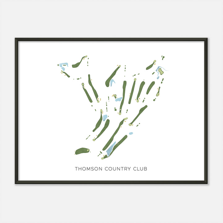 Print of Thomson Country Club Modern Map