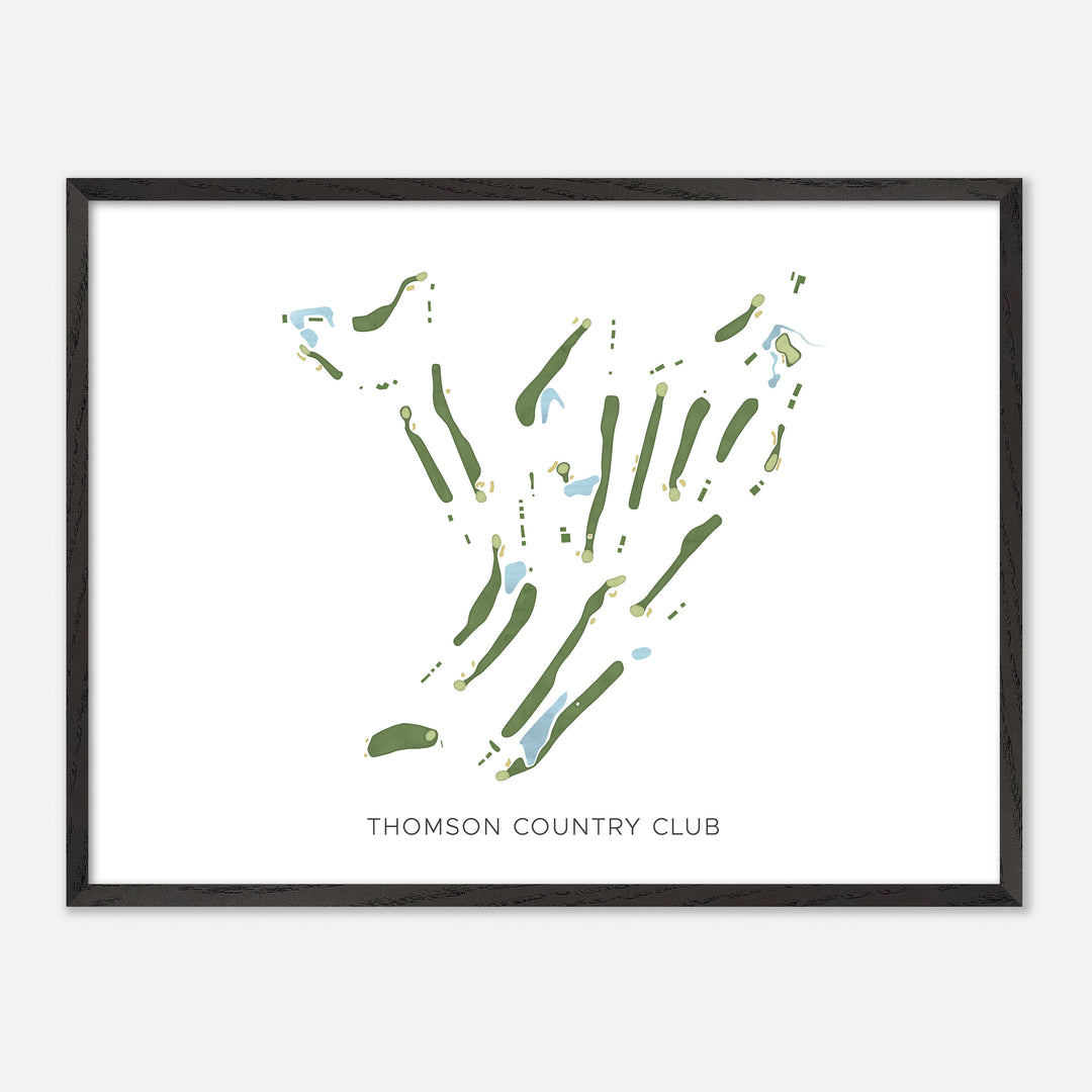 Print of Thomson Country Club Modern Map