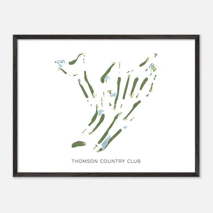 Print of Thomson Country Club Modern Map