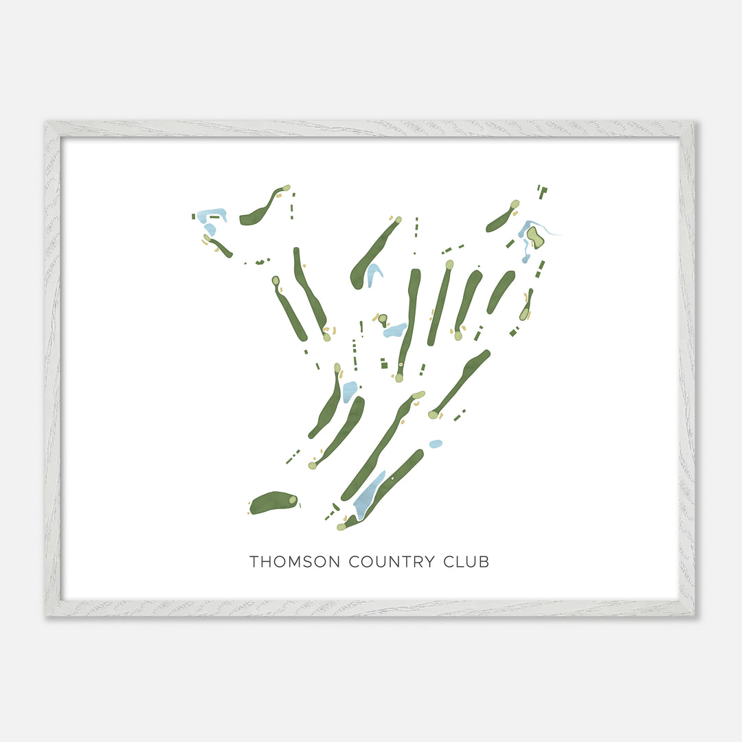Print of Thomson Country Club Modern Map