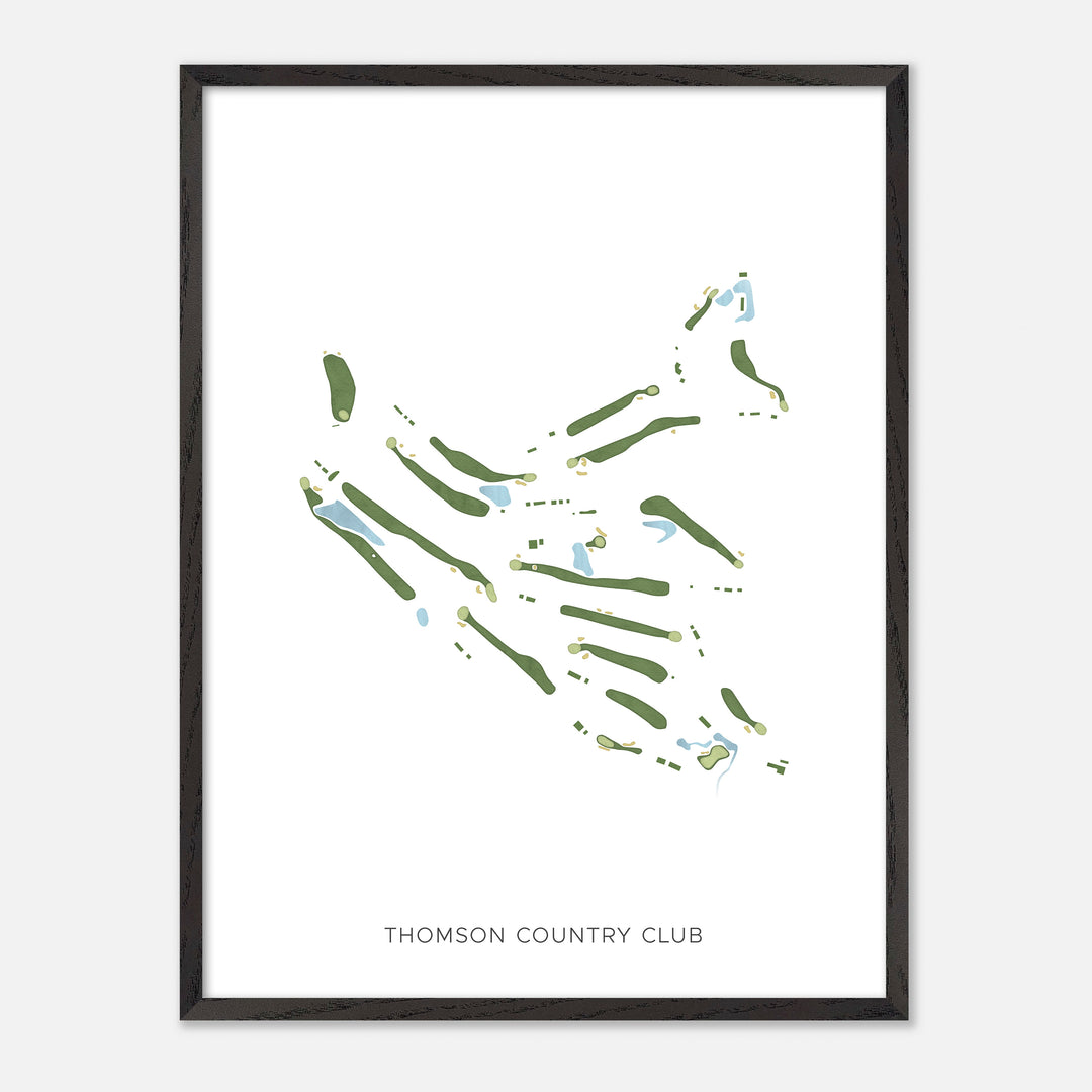 Print of Thomson Country Club Modern Map