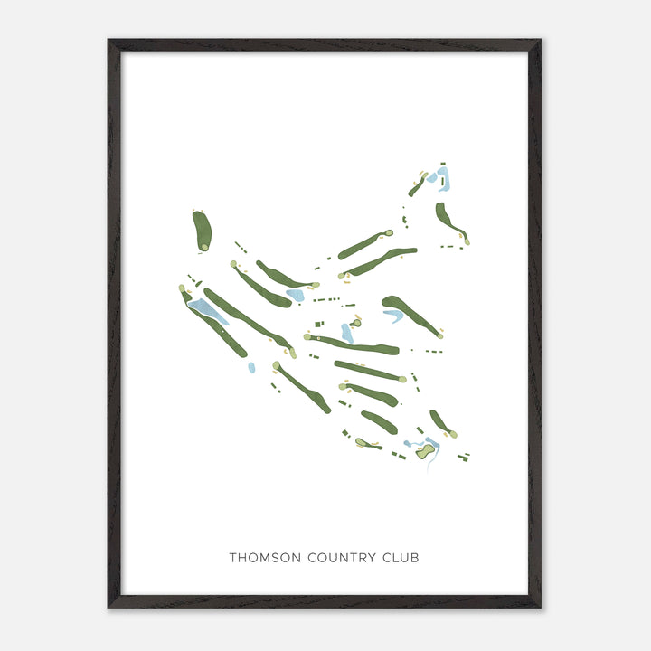 Print of Thomson Country Club Modern Map