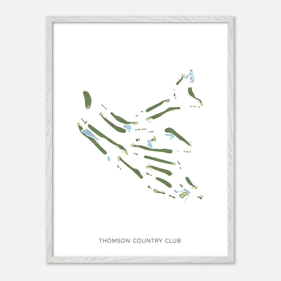 Print of Thomson Country Club Modern Map
