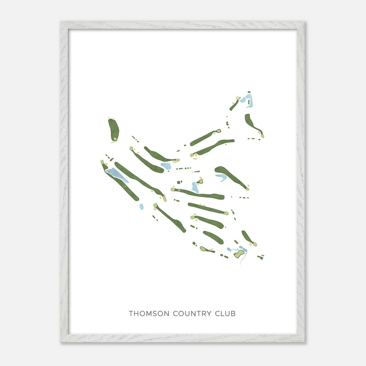 Print of Thomson Country Club Modern Map