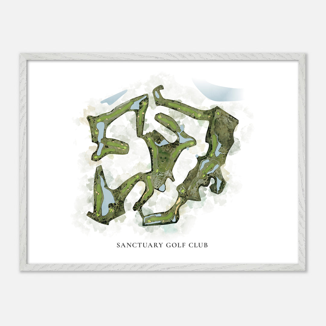 Print of Sanctuary Golf Club Classic Map
