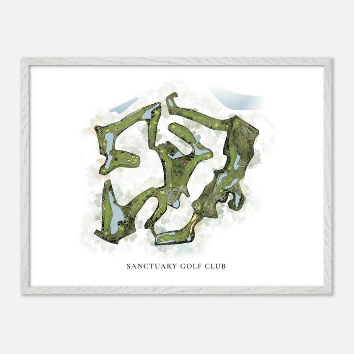 Print of Sanctuary Golf Club Classic Map
