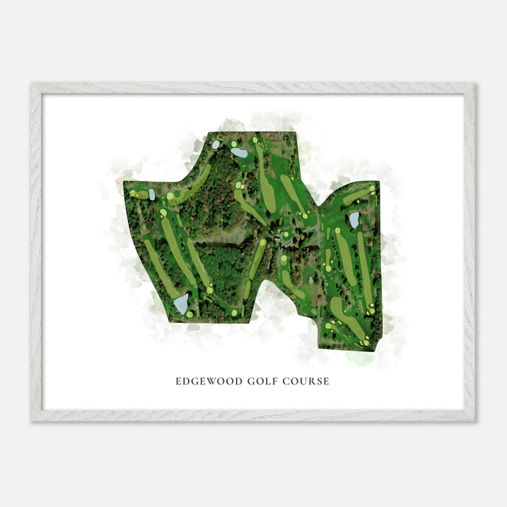 Print of Edgewood Golf Course Classic Map