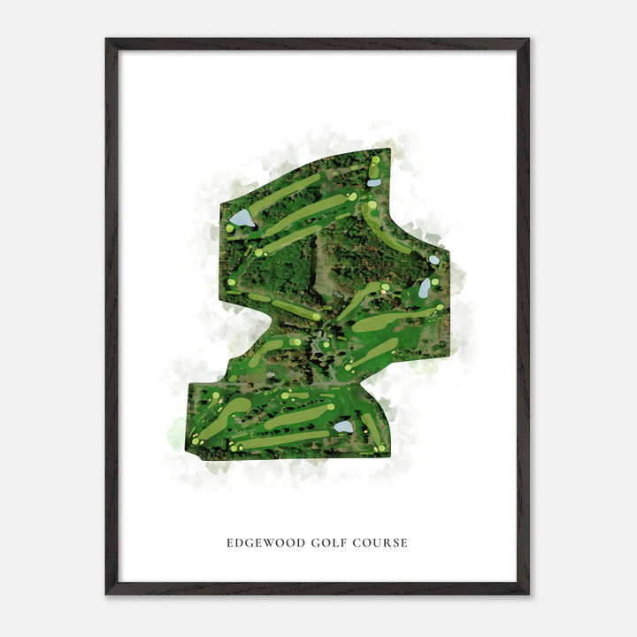 Print of Edgewood Golf Course Classic Map