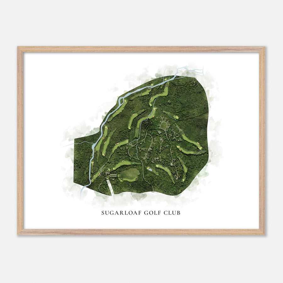 Print of Sugarloaf Golf Club Classic Map