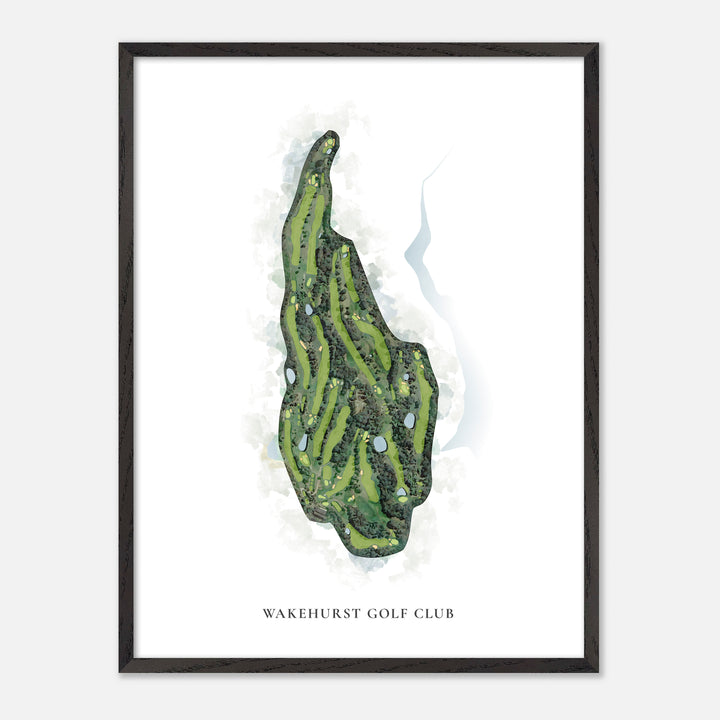 Print of Wakehurst Golf Club Classic Map