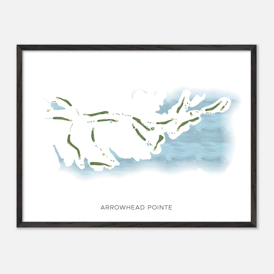 Print of Arrowhead Pointe Modern Map