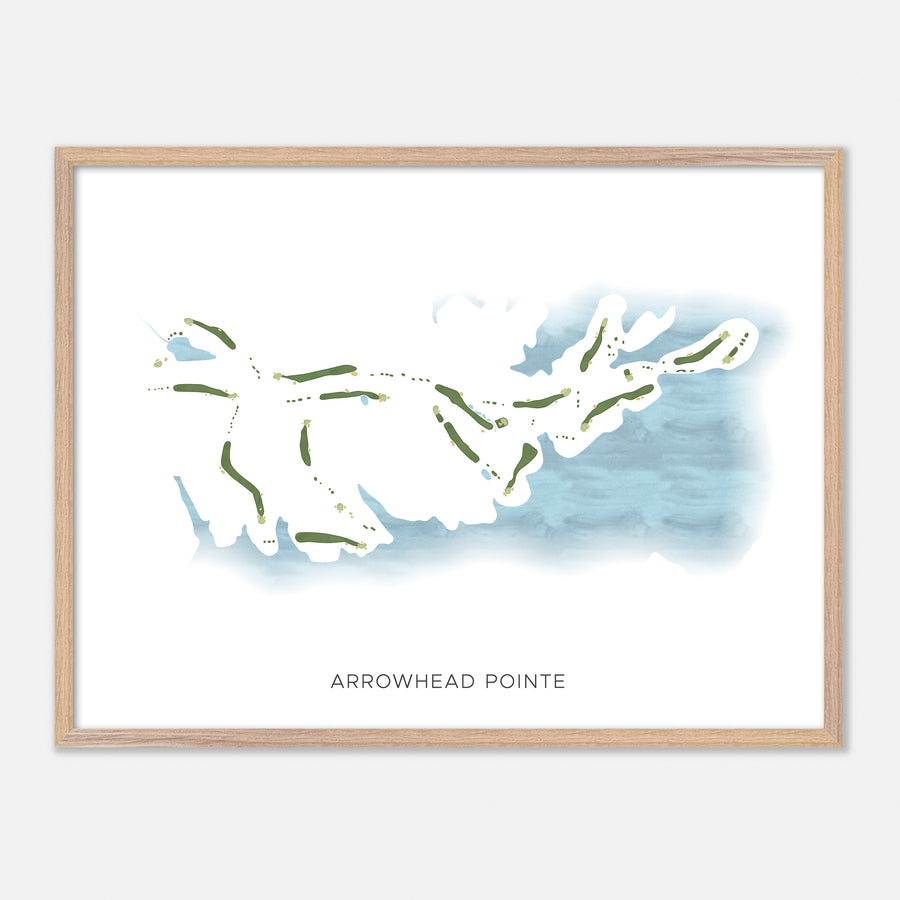 Print of Arrowhead Pointe Modern Map