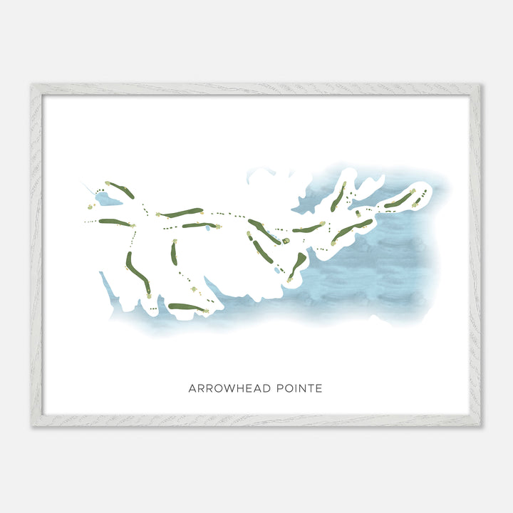 Print of Arrowhead Pointe Modern Map