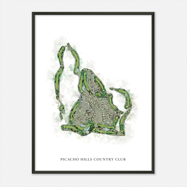 Print of Picacho Hills Country Club Classic Map