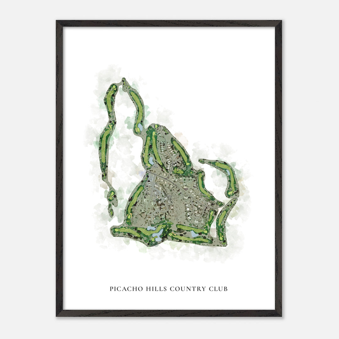 Print of Picacho Hills Country Club Classic Map