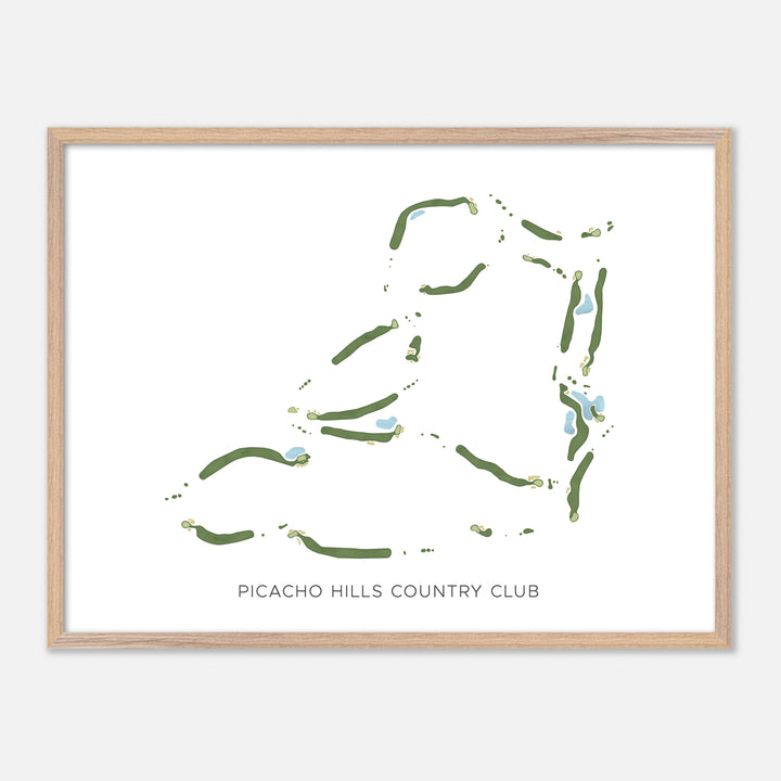 Print of Picacho Hills Country Club Modern Map