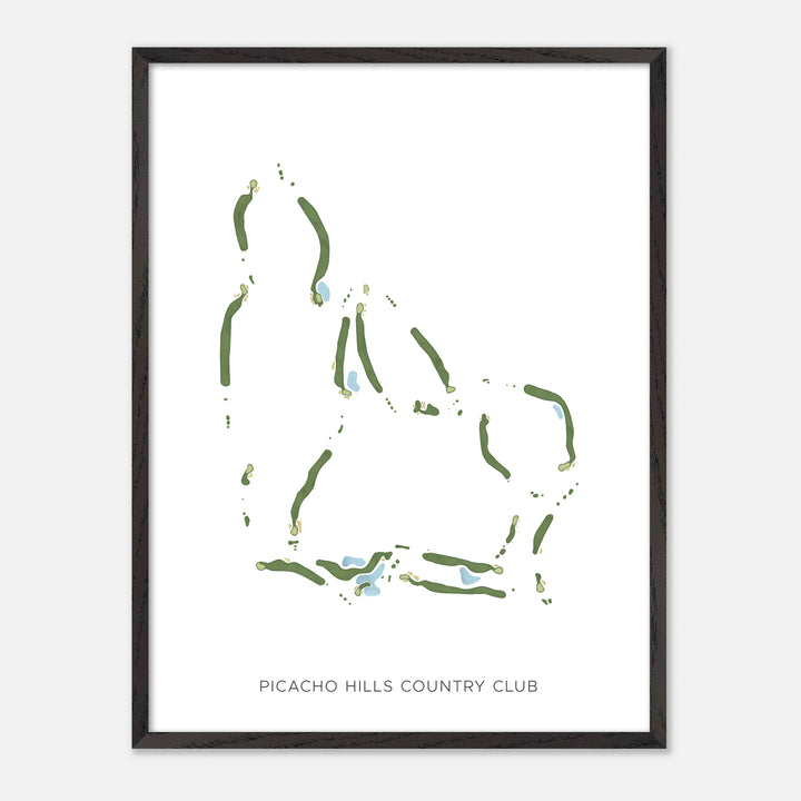 Print of Picacho Hills Country Club Modern Map