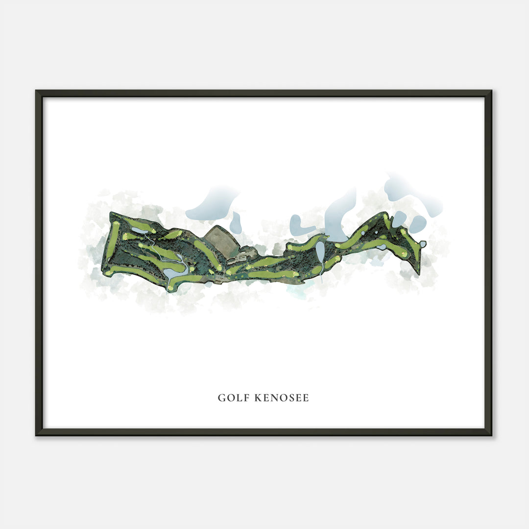 Print of Golf Kenosee Classic Map