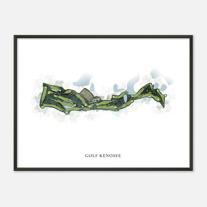Print of Golf Kenosee Classic Map