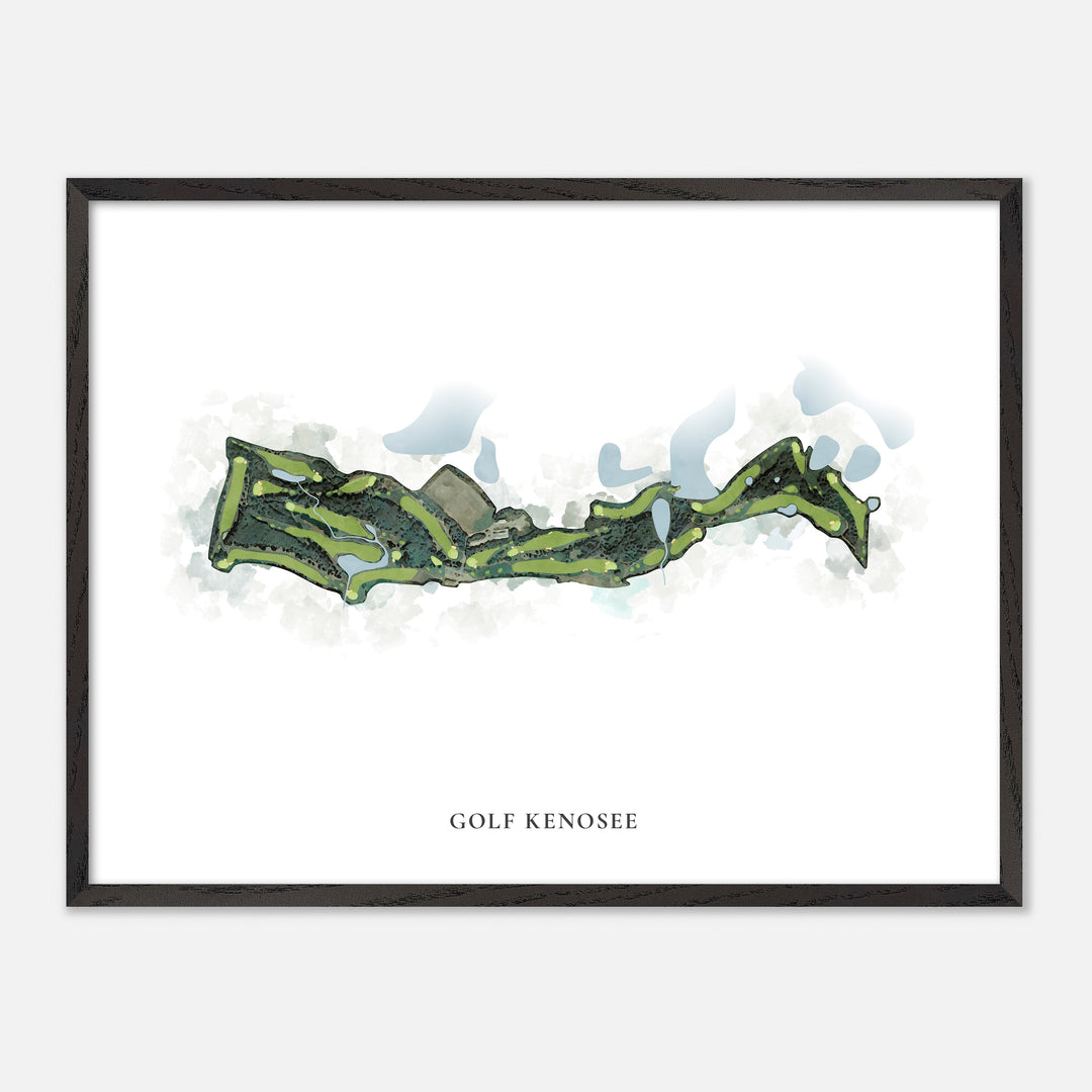 Print of Golf Kenosee Classic Map