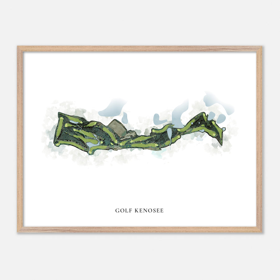Print of Golf Kenosee Classic Map