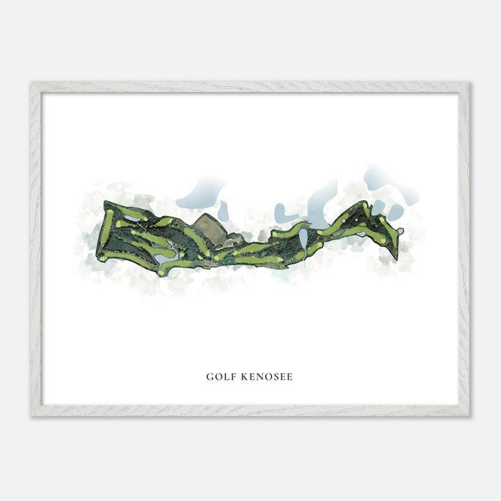 Print of Golf Kenosee Classic Map