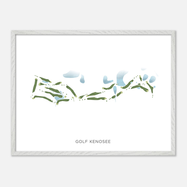 Print of Golf Kenosee Modern Map