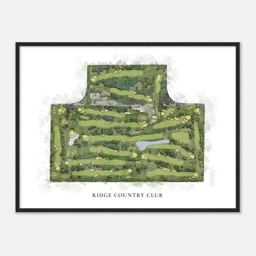Print of Ridge Country Club Classic Map