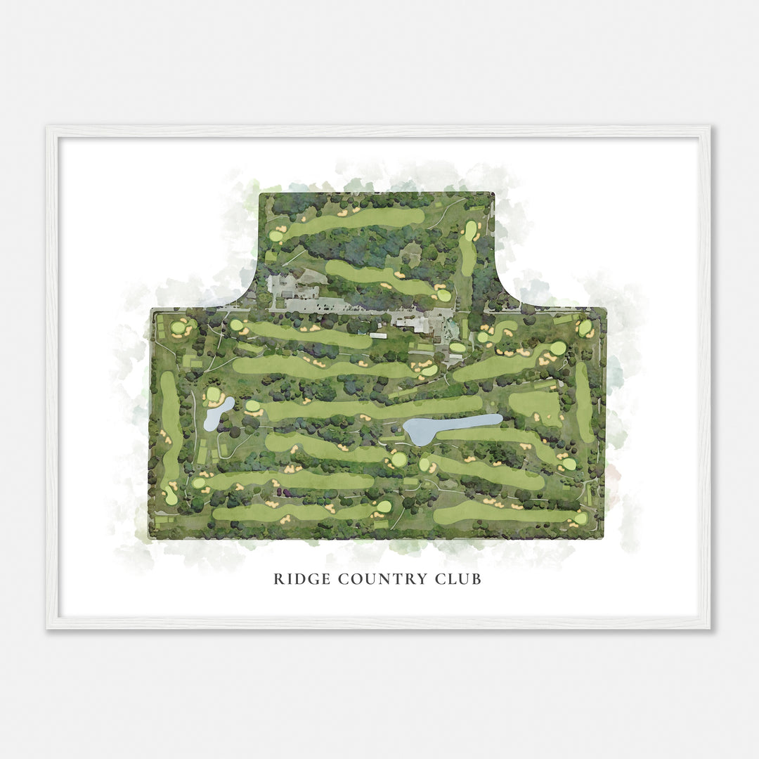 Print of Ridge Country Club Classic Map
