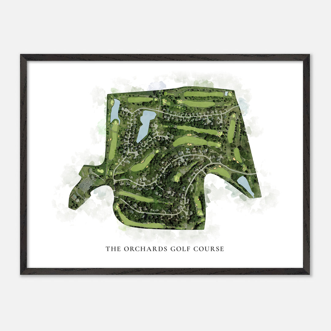 Print of The Orchards Golf Course Classic Map