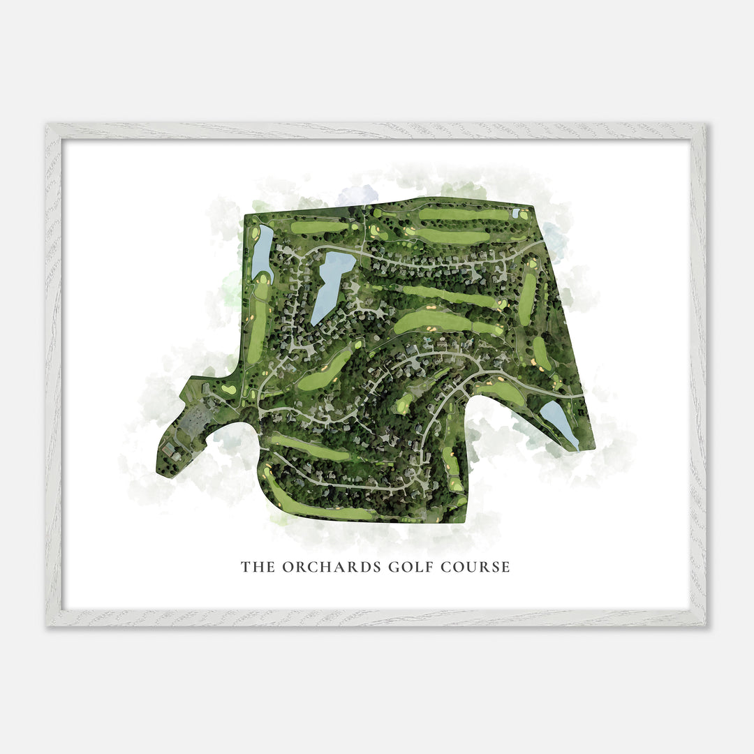 Print of The Orchards Golf Course Classic Map