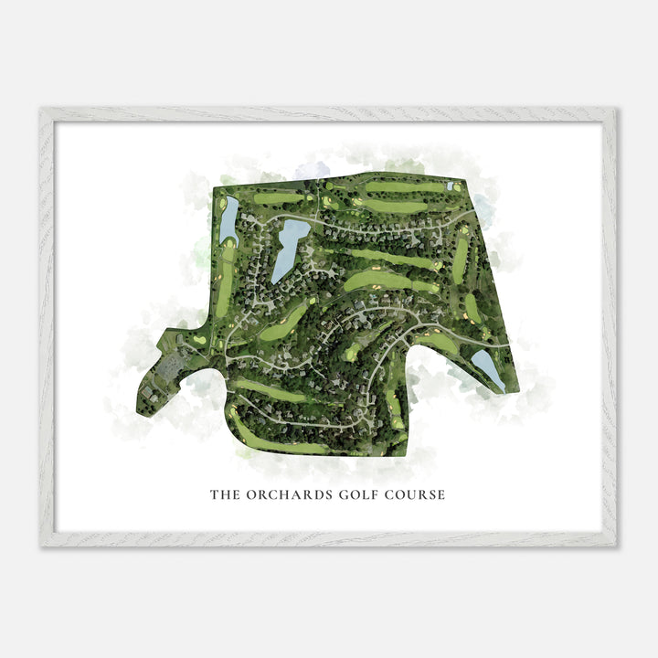 Print of The Orchards Golf Course Classic Map