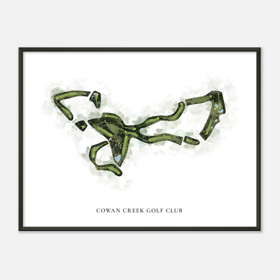 Print of Cowan Creek Golf Club Classic Map