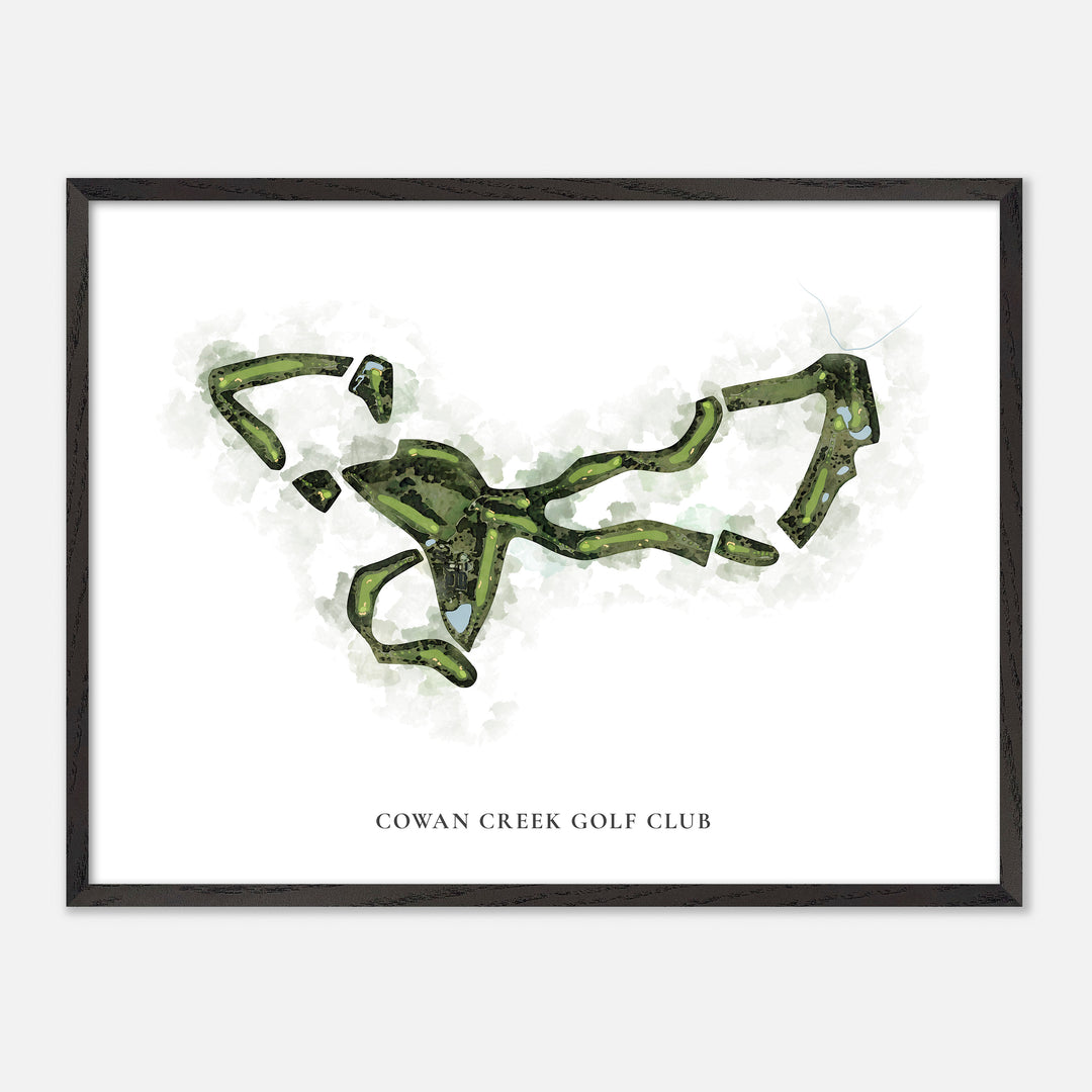 Print of Cowan Creek Golf Club Classic Map