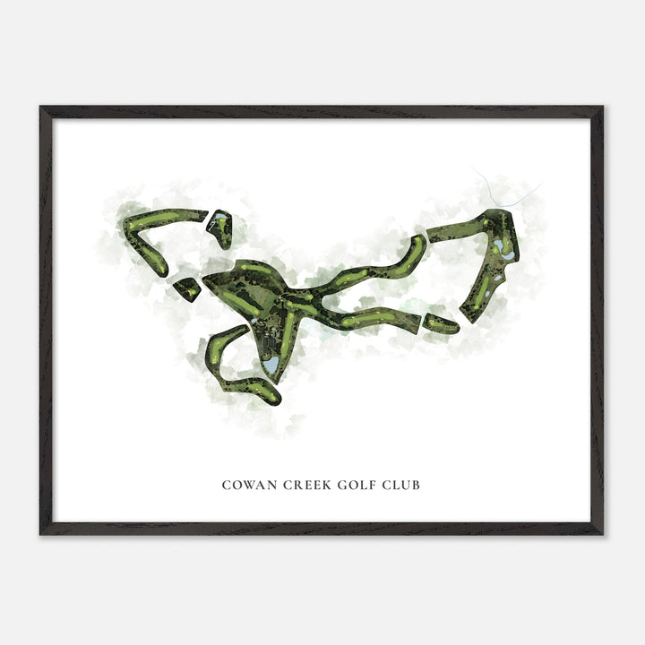Print of Cowan Creek Golf Club Classic Map