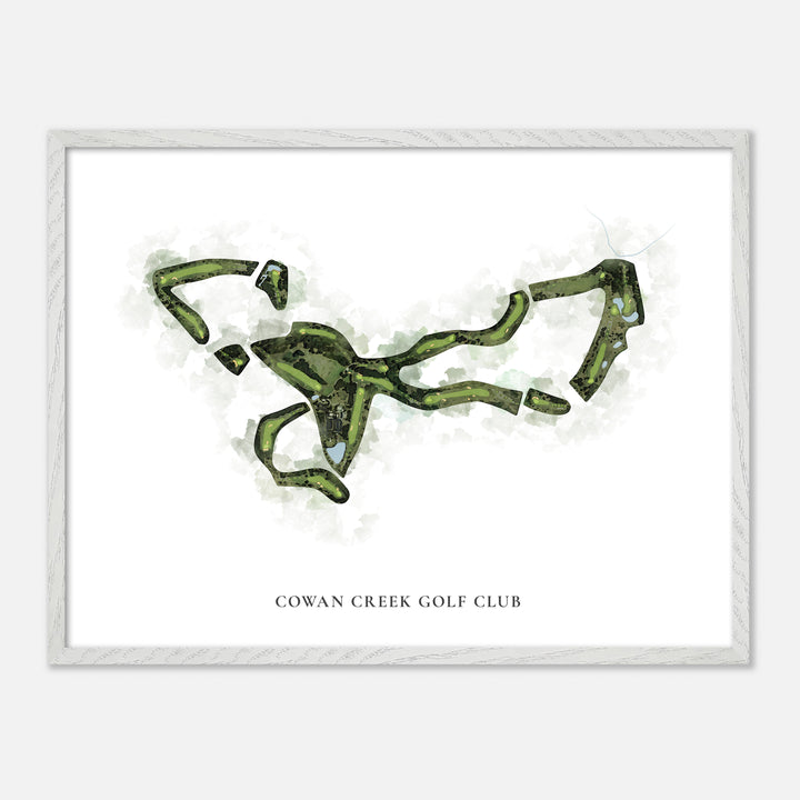 Print of Cowan Creek Golf Club Classic Map