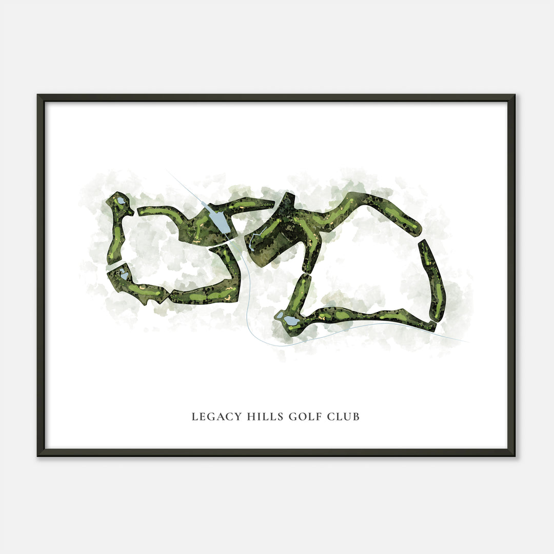 Print of Legacy Hills Golf Club Classic Map