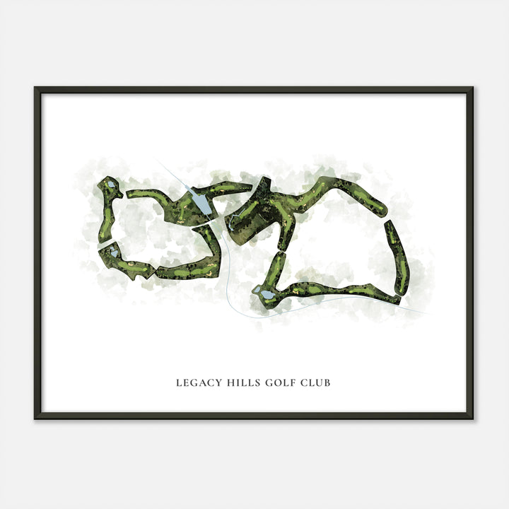 Print of Legacy Hills Golf Club Classic Map