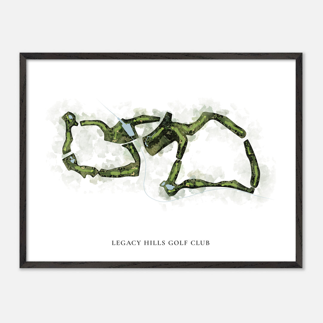Print of Legacy Hills Golf Club Classic Map