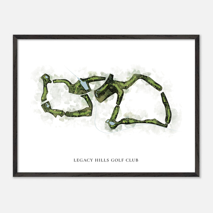 Print of Legacy Hills Golf Club Classic Map