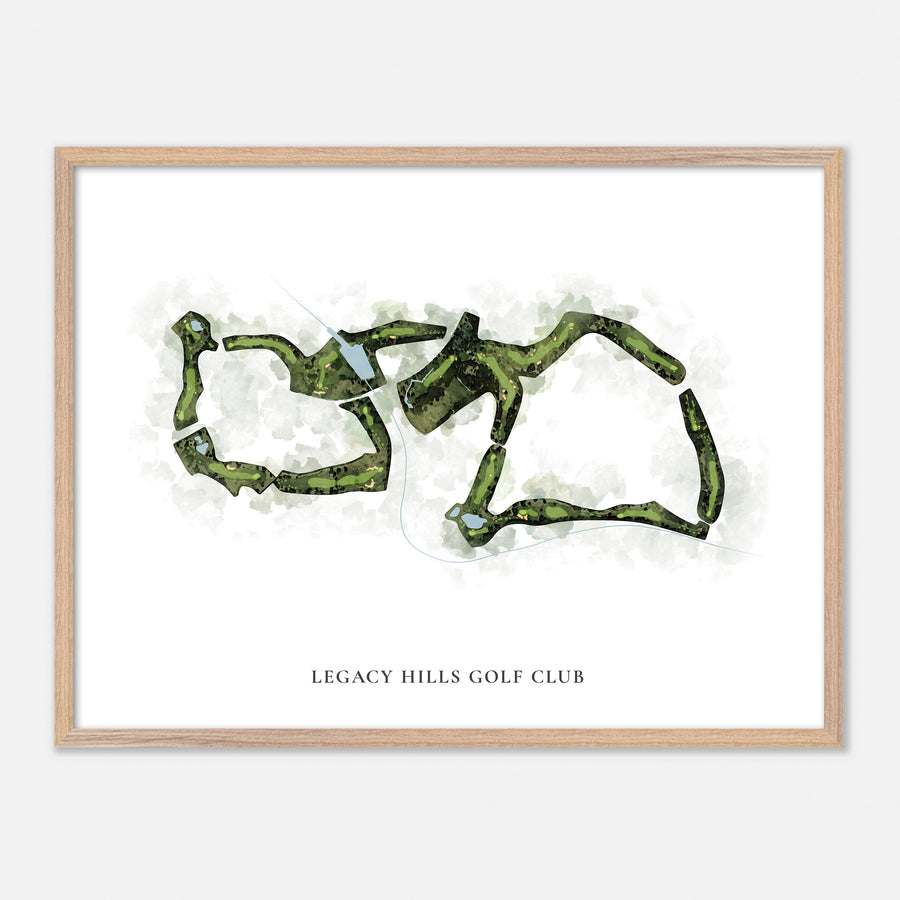 Print of Legacy Hills Golf Club Classic Map