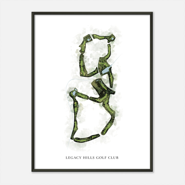 Print of Legacy Hills Golf Club Classic Map