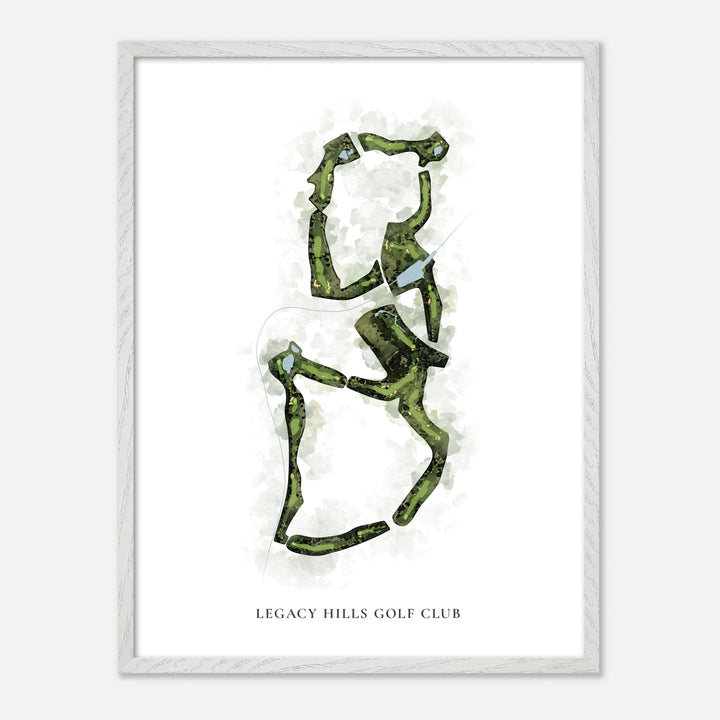 Print of Legacy Hills Golf Club Classic Map